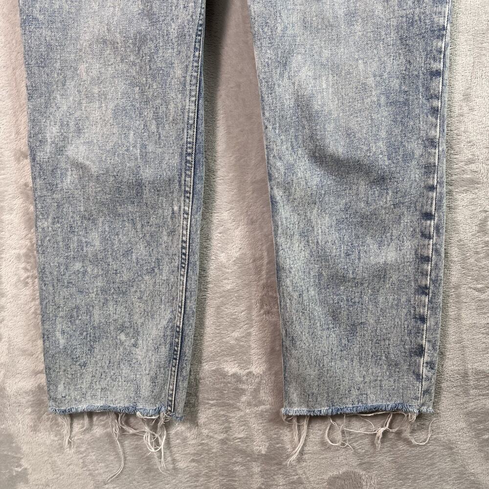 Abercrombie & Fitch Ultra High‎ Rise Mom Jeans Size 29 Paperbag Fit Light Wash - Picture 5 of 13